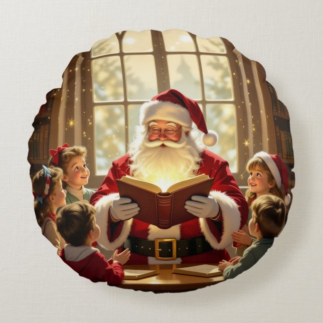 Cojín Redondo „Weihnachtliche Harmonie“ (Anverso)