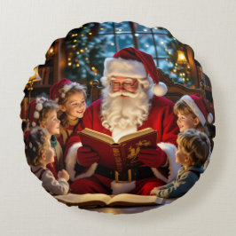 Cojín Redondo „Weihnachtliche Harmonie“