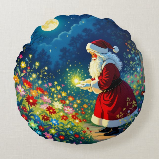 Cojín Redondo „Weihnachtliche Harmonie“ (Anverso)