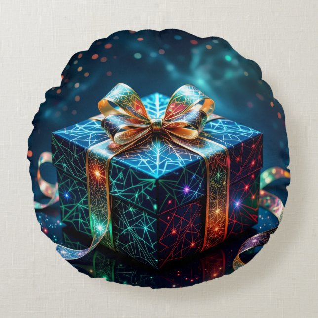 Cojín Redondo „Weihnachtliche Harmonie“ (Anverso)