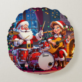Cojín Redondo „Weihnachtliche Harmonie“