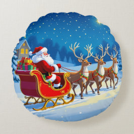 Cojín Redondo „Weihnachtliche Harmonie“