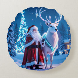 Cojín Redondo „Weihnachtliche Harmonie“