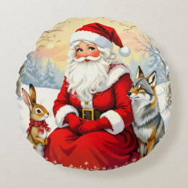Cojín Redondo „Weihnachtliche Harmonie“