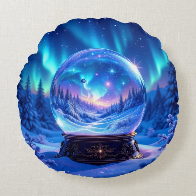 Cojín Redondo „Weihnachtliche Harmonie“ (Anverso)