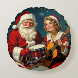 Cojín Redondo „Weihnachtliche Harmonie“