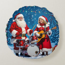 Cojín Redondo „Weihnachtliche Harmonie“
