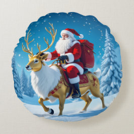 Cojín Redondo „Weihnachtliche Harmonie“