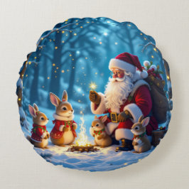 Cojín Redondo „Weihnachtliche Harmonie“
