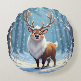 Cojín Redondo „Weihnachtliche Harmonie“