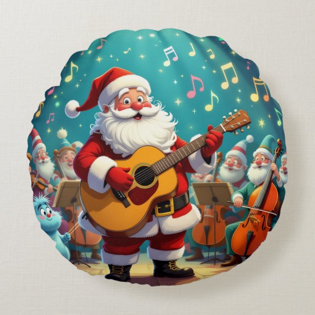 Cojín Redondo „Weihnachtliche Harmonie“ (Anverso)