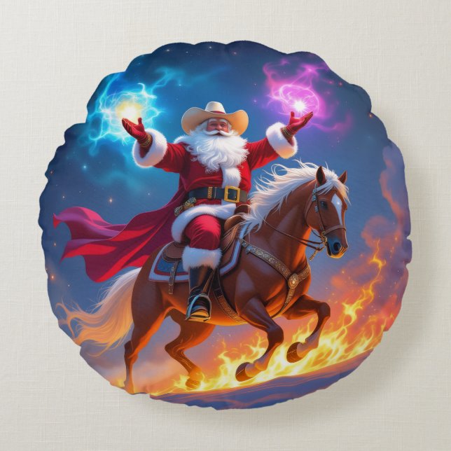 Cojín Redondo „Weihnachtliche Harmonie“ (Anverso)