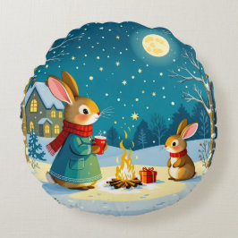 Cojín Redondo „Weihnachtliche Harmonie“