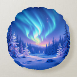 Cojín Redondo „Weihnachtliche Harmonie“