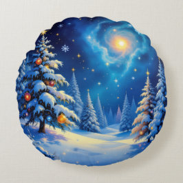 Cojín Redondo „Weihnachtliche Harmonie“