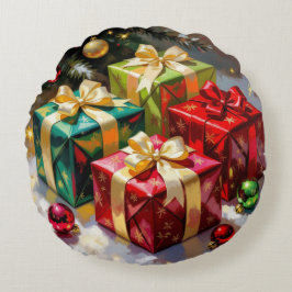 Cojín Redondo „Weihnachtliche Harmonie“