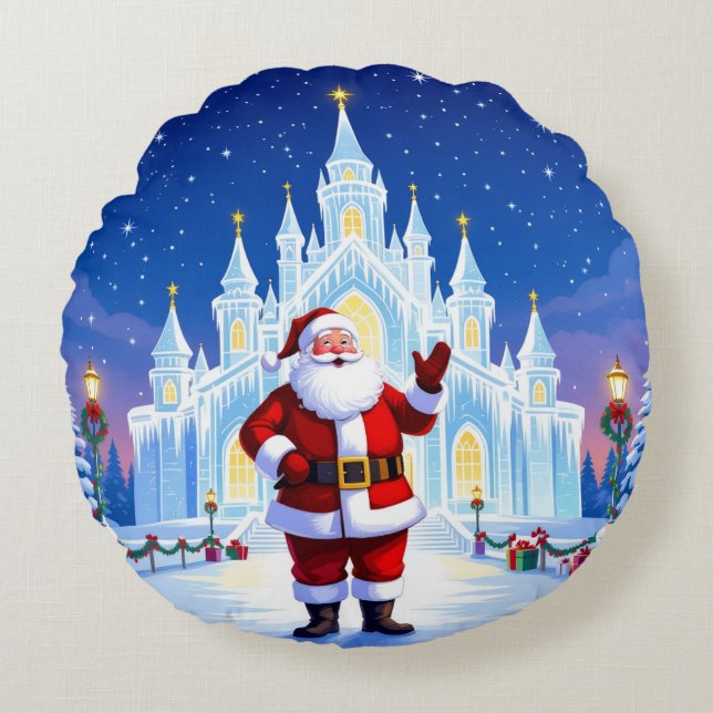 Cojín Redondo „Weihnachtliche Harmonie“ (Anverso)