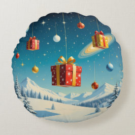 Cojín Redondo „Weihnachtliche Harmonie“