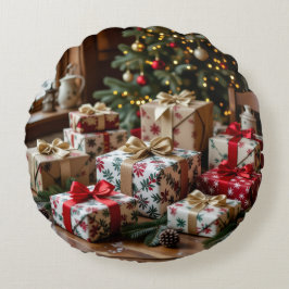 Cojín Redondo „Weihnachtliche Harmonie“