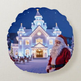 Cojín Redondo „Weihnachtliche Harmonie“