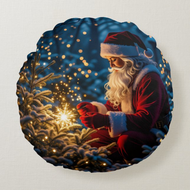 Cojín Redondo „Weihnachtliche Harmonie“ (Anverso)
