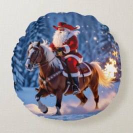 Cojín Redondo „Weihnachtliche Harmonie“