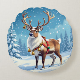 Cojín Redondo „Weihnachtliche Harmonie“