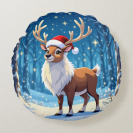 Cojín Redondo „Weihnachtliche Harmonie“