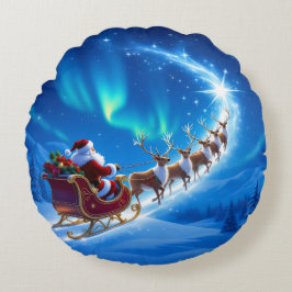 Cojín Redondo „Weihnachtliche Harmonie“