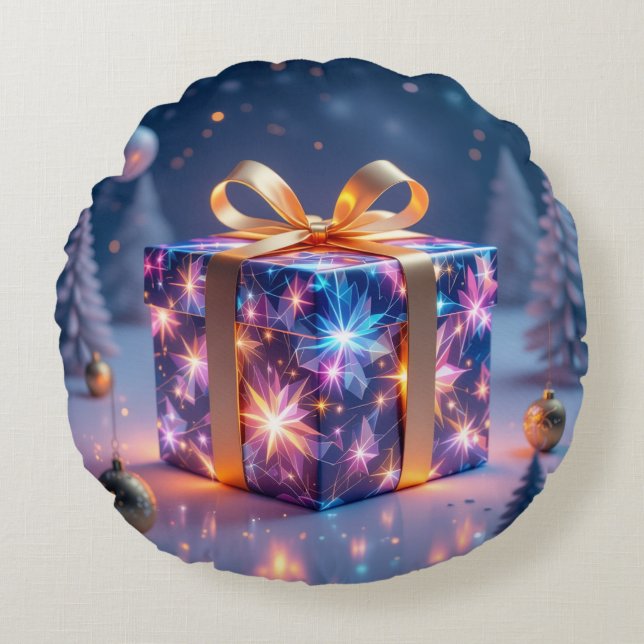 Cojín Redondo „Weihnachtliche Harmonie“ (Anverso)