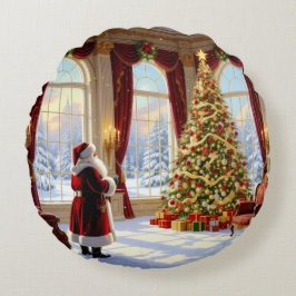 Cojín Redondo „Weihnachtliche Harmonie“