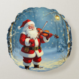 Cojín Redondo „Weihnachtliche Harmonie“