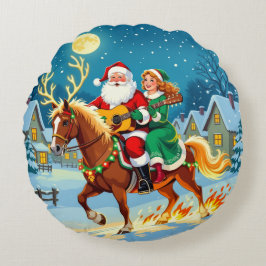 Cojín Redondo Weihnachtliche Harmonie“104