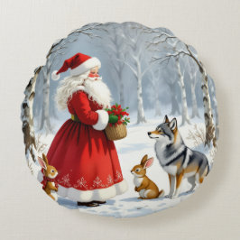 Cojín Redondo „Weihnachtliche Harmonie“17