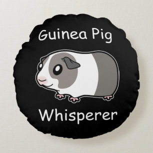 Cojín Redondo Whisperer de cerdo de Guinea