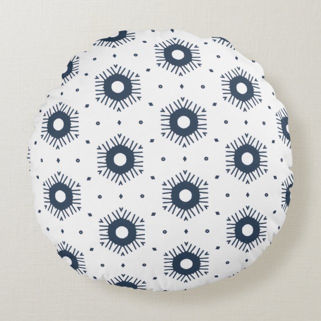 Cojín Redondo White colour  Round Pillow (Anverso)