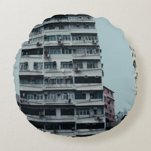 COJÍN REDONDO WHITE CONCRETE BUILDING