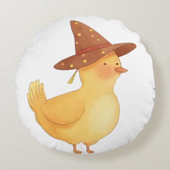 Cojín Redondo Wicked Duck Pillows (Anverso)