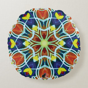 Cojín Redondo Wicker Kaleidoscope