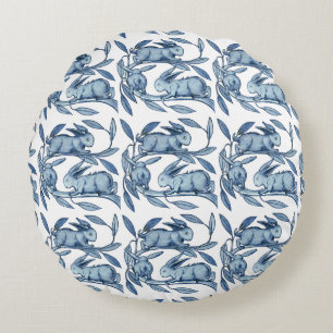 Cojín Redondo William De Morgan Rabbits Cushions