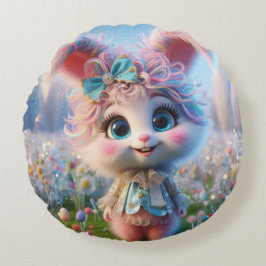 Cojín Redondo Winter Bunny Pillow