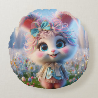 Cojín Redondo Winter Bunny Pillow