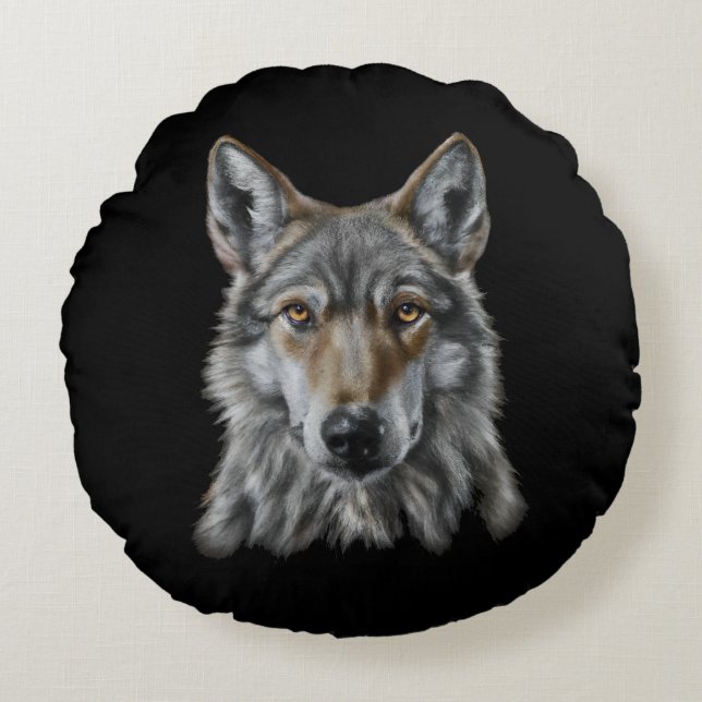 Cojín Redondo Wolf (Anverso)