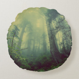 Cojín Redondo Woodland desde abajo