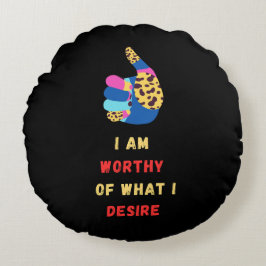 Cojín Redondo Worthy Round Pillow