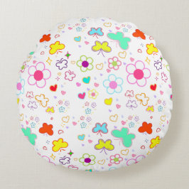 Cojín Redondo Wrapping paper design for gift