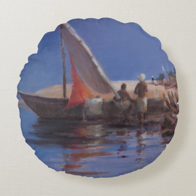 Cojín Redondo Yarda Kilifi 2012 del barco (Anverso)