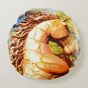 Cojín Redondo yegua de estallión y pontón