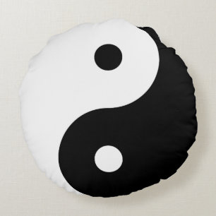 COJÍN REDONDO "YIN YANG "