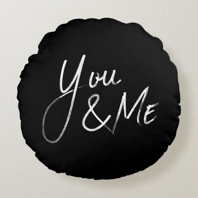 Cojín Redondo You and Me (Anverso)